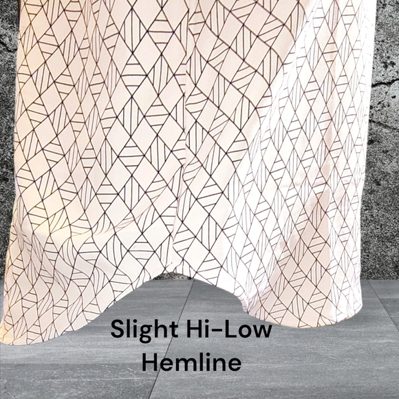 ANN TAYLOR | ✨ Black & White Geometric Patterned Blouse | NWOT ✨ size S - Picture 8 of 10